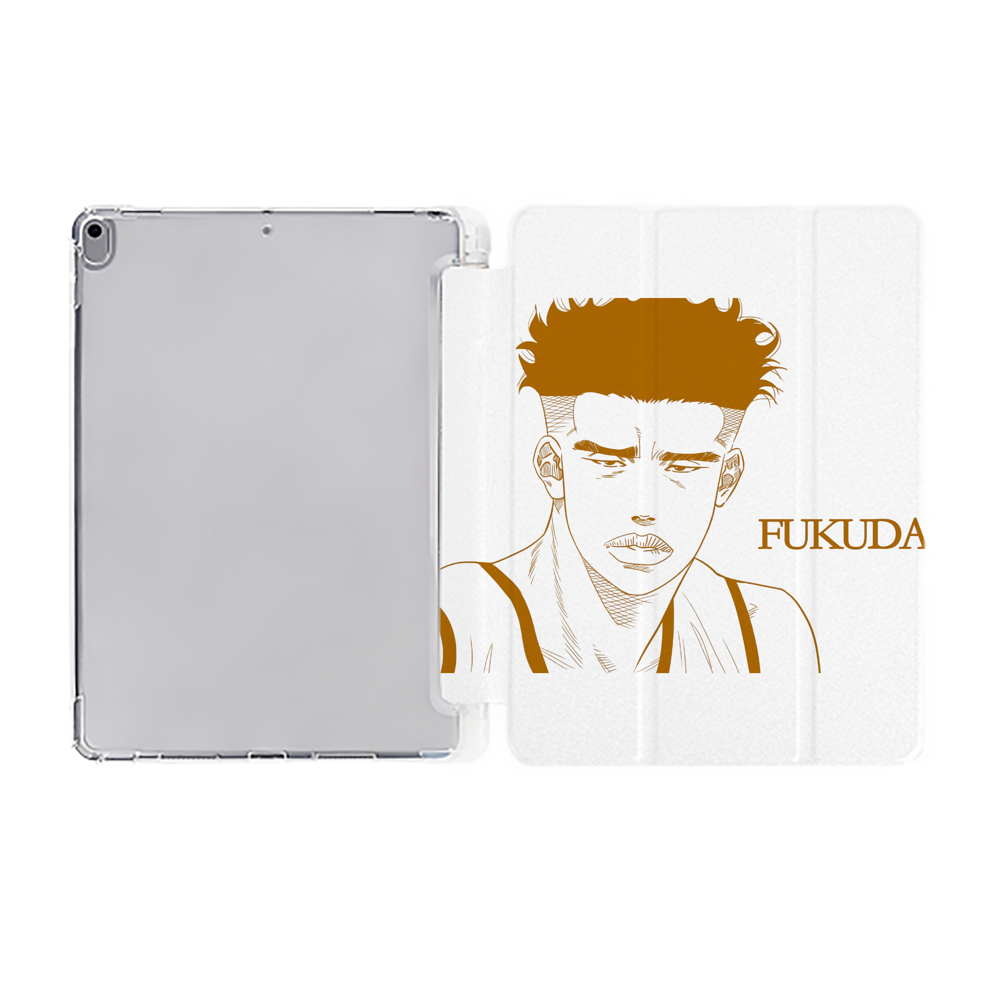 （画像用） SLAM DUNK／スラムダンク IPad ケース ペン収納付き 三つ折りスタンド PUレザー×シリコン 対応機種9.5/10.5/10.9インチ